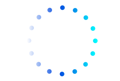 gradient circle of tiny circles